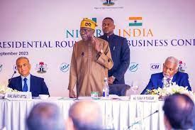 President Bola Tinubu at Nigeria-India Economic Roundtable